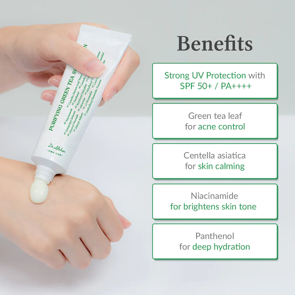 Dr. Althea Purifying Green Tea Sunscreen SPF 50+