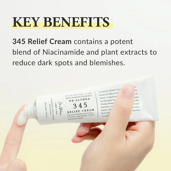 Dr.Althea Post Acne Care Set (Boosting) | 345 Relief Cream & Vitamin C Boosting Serum